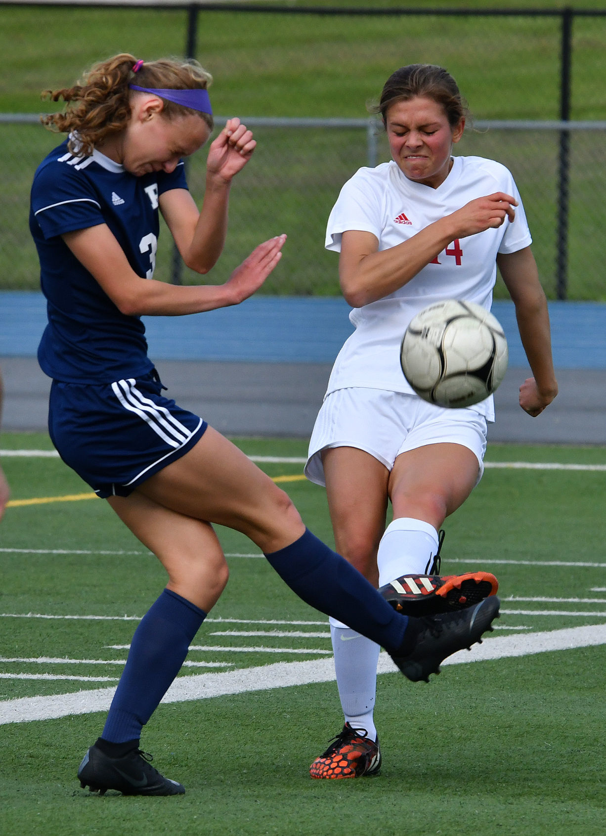 North Scott vs Pleasant Valley girls soccer